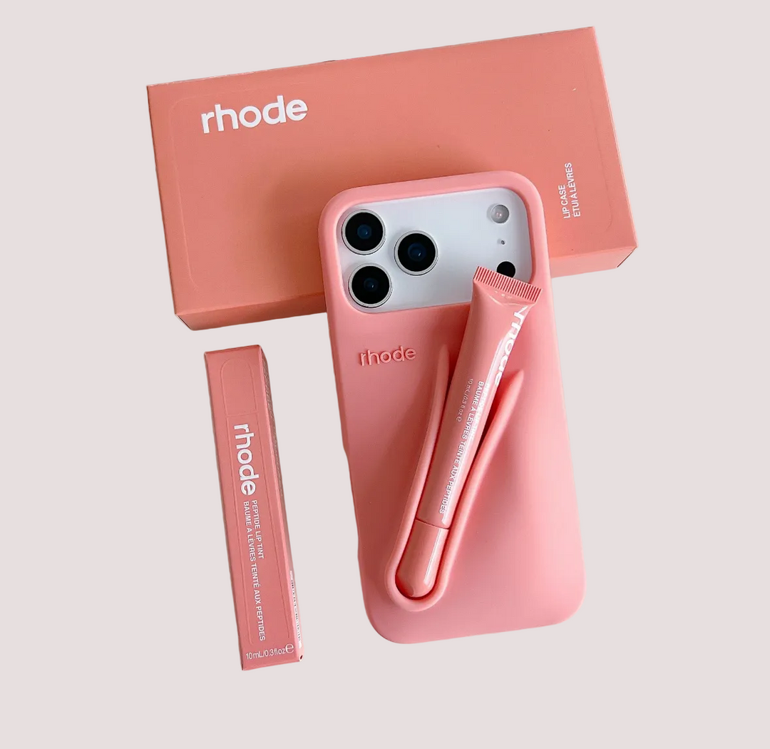 Coque iPhone &amp; baume à lèvre