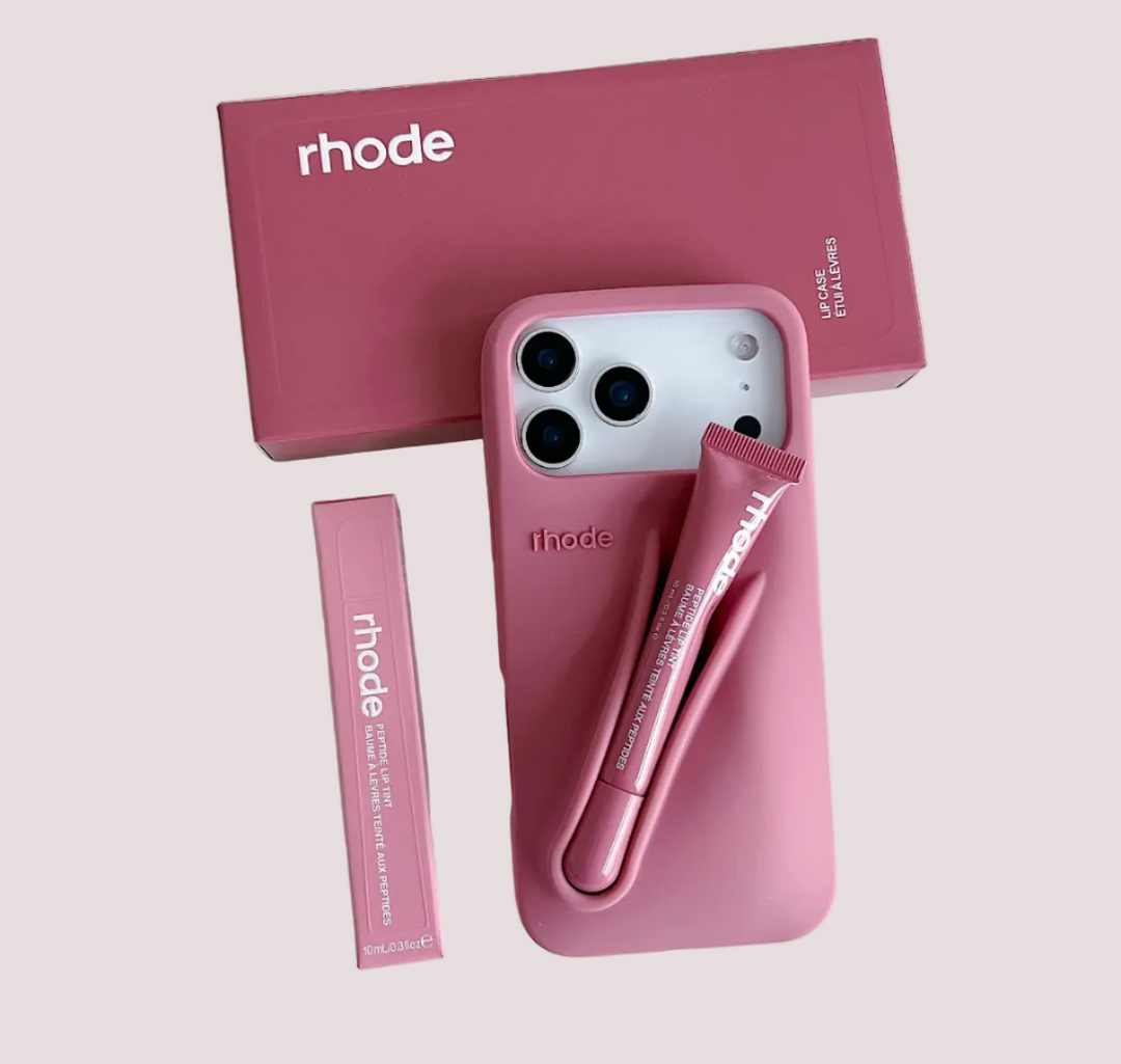 Coque iPhone &amp; baume à lèvre