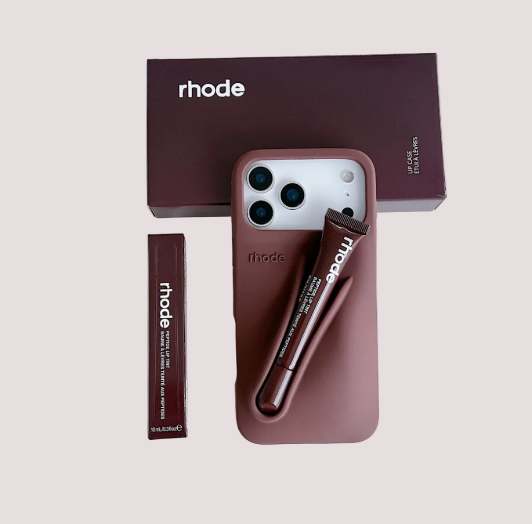 Coque iPhone &amp; baume à lèvre